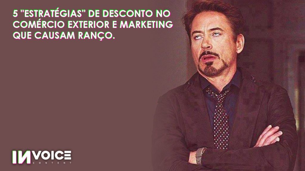 desconto marketing e comércio exterior
